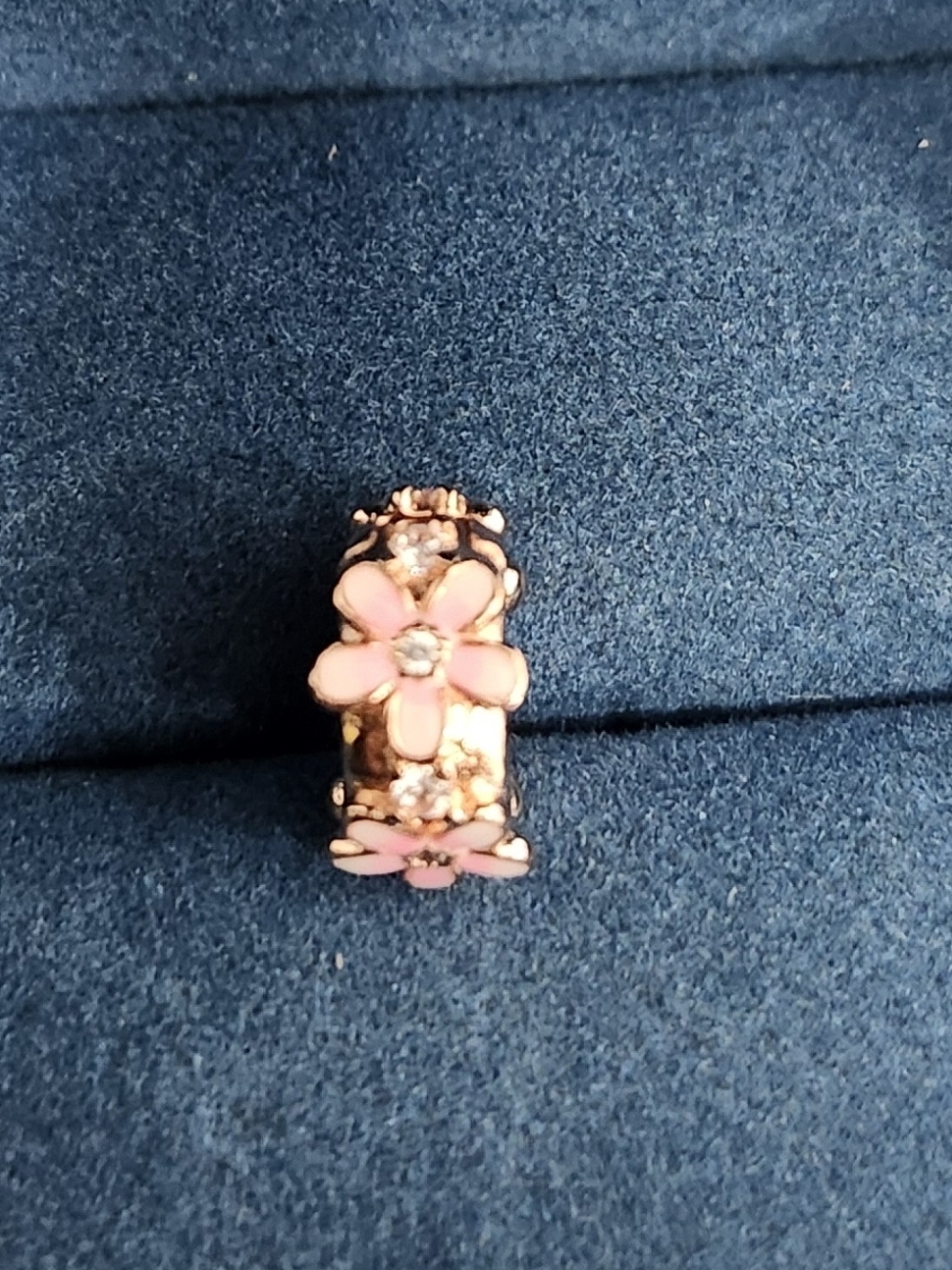 Floral CLIP Charm S925